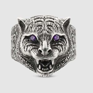 GUCCI GARDEN FELINE HEAD RING
